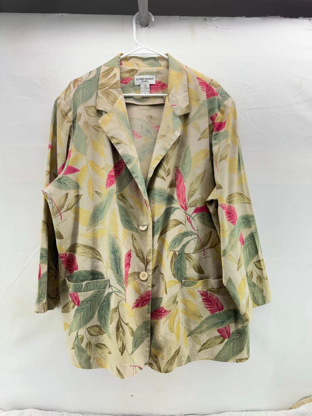 Alfred Dunner women’s vintage plus size floral blazer 22W